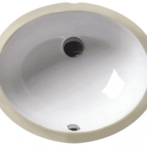 15" X 12" White Oval Lavatory Sink