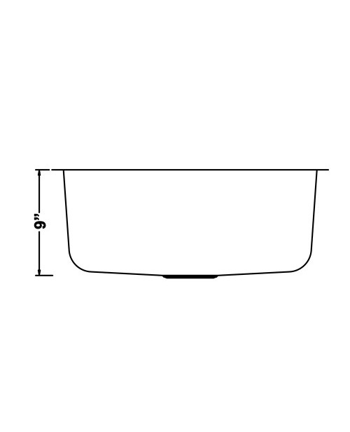 Single Bowl Undermount Stainless Steel Sink - Image 2